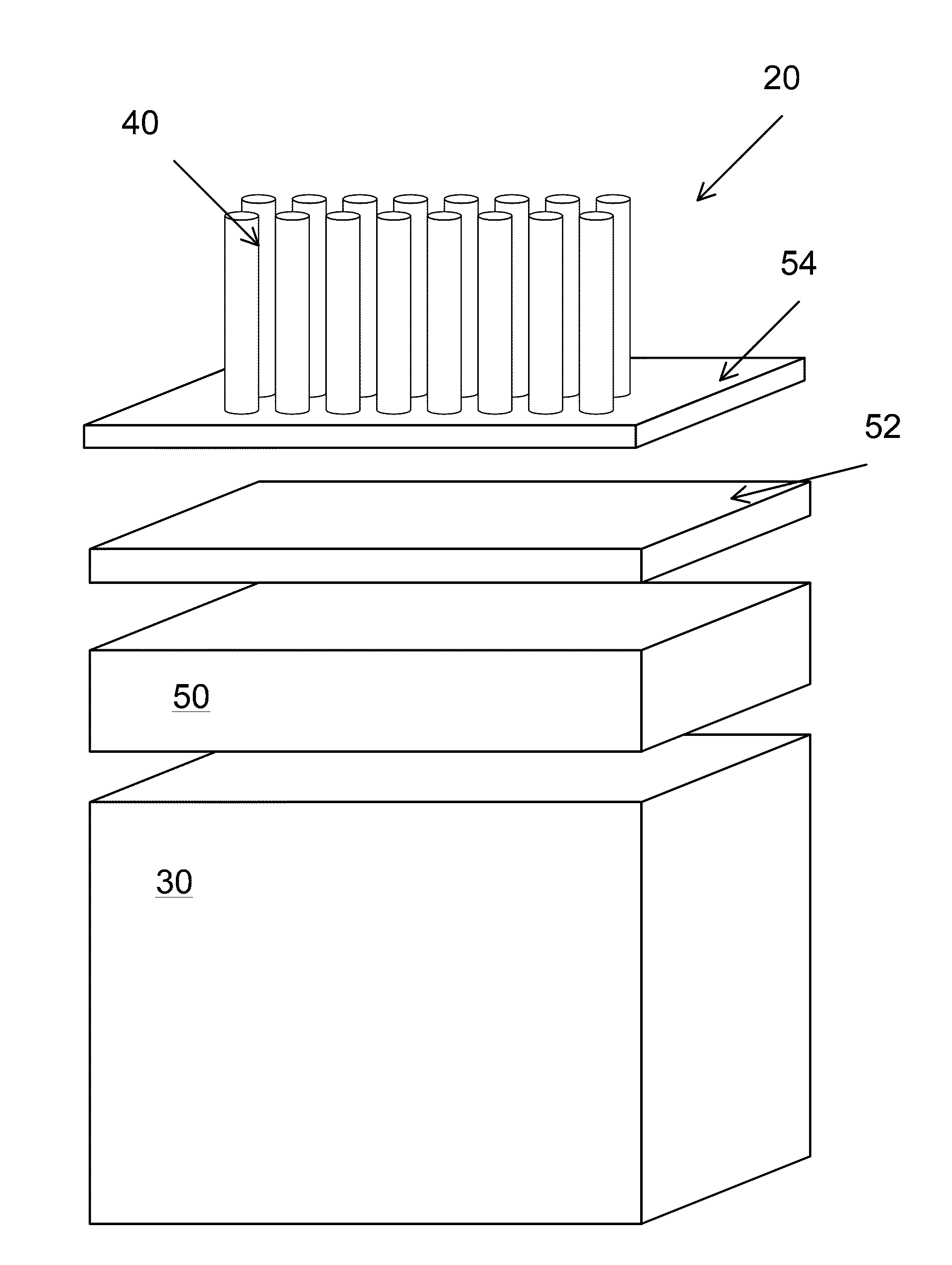 Methods for attaching carbon nanotubes to a carbon substrate