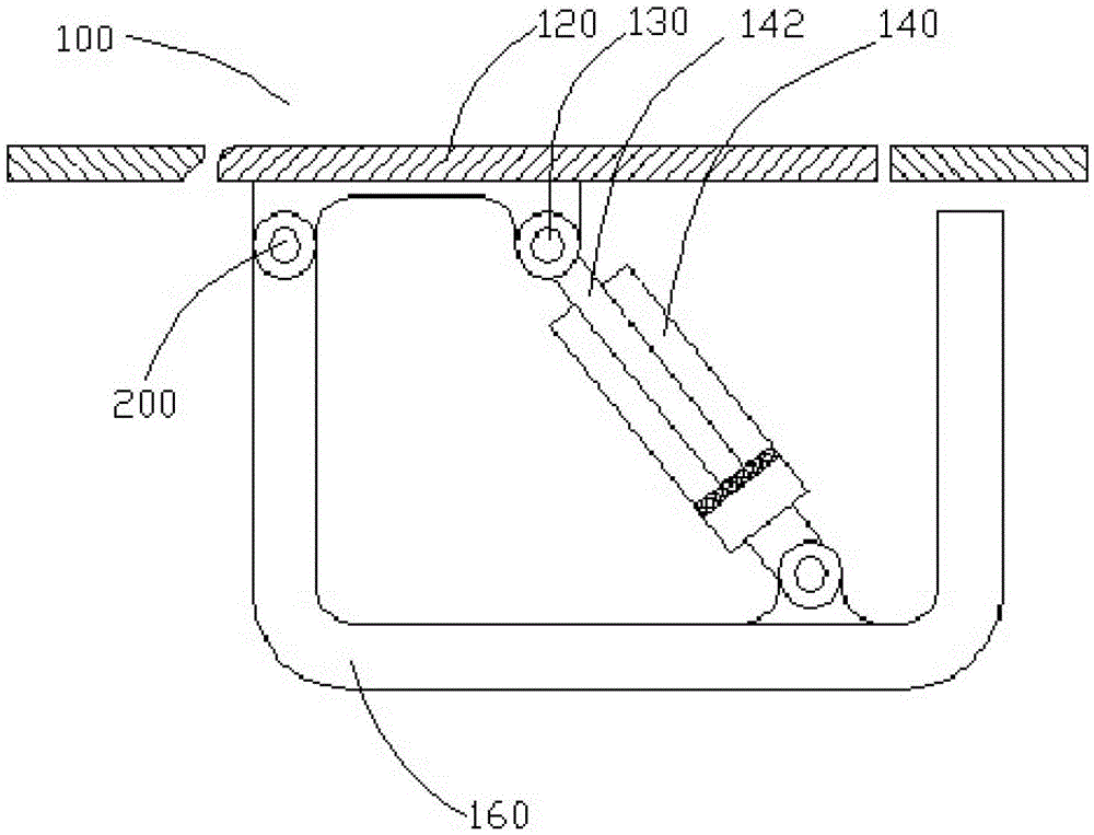 Wind resistance braking device and motor car body using the wind resistance braking device