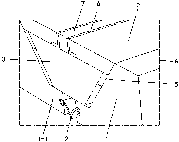 A large displacement seamless composite expansion joint and a bridge