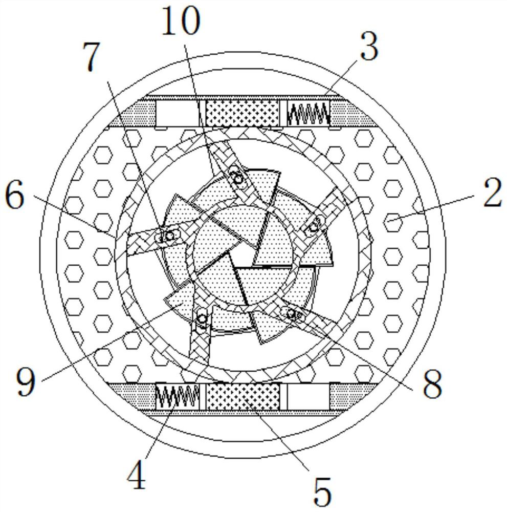 Vertical shaft type sand making device capable of fully crushing raw materials