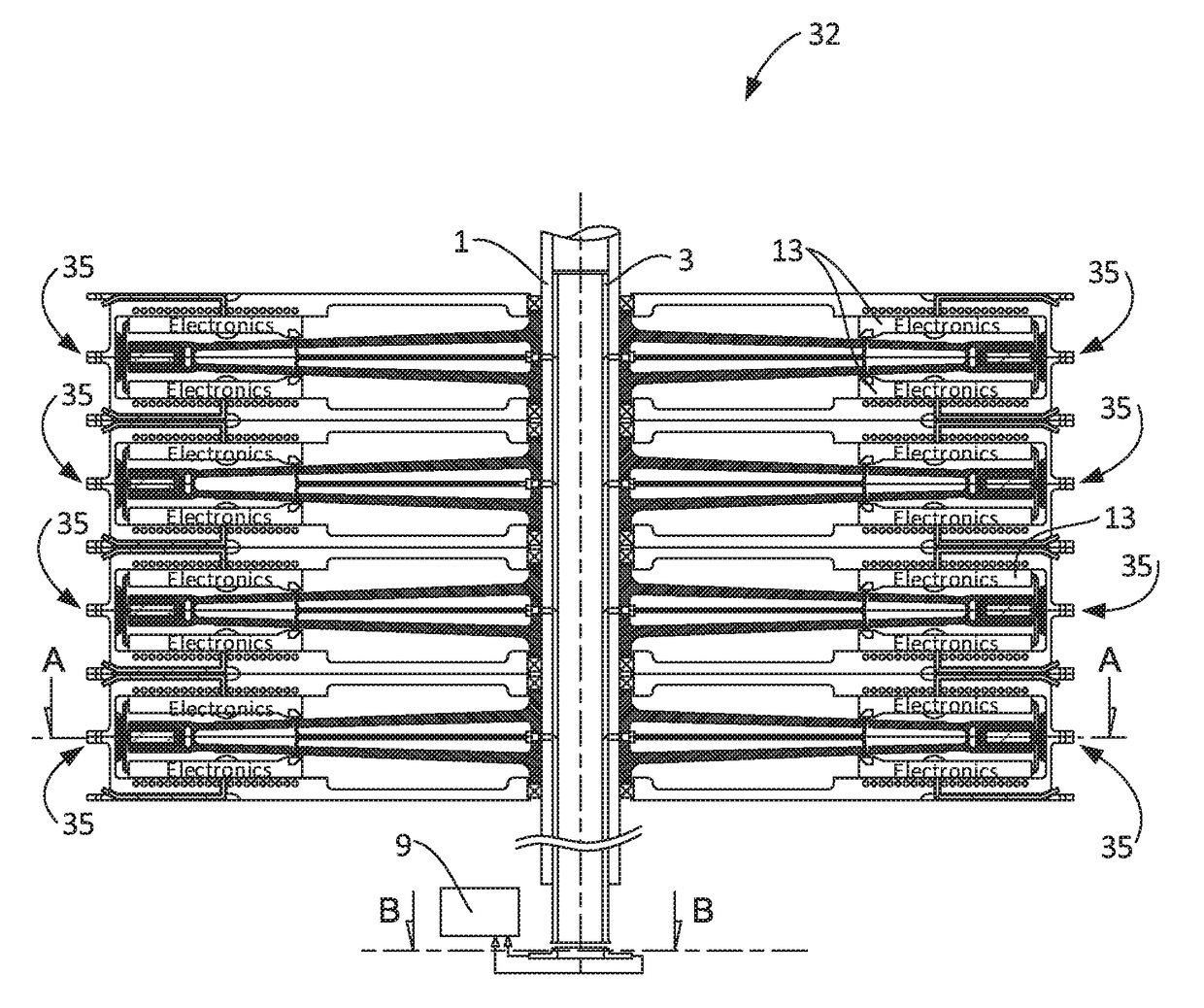 Electromagnetic distributed direct drive for aircraft