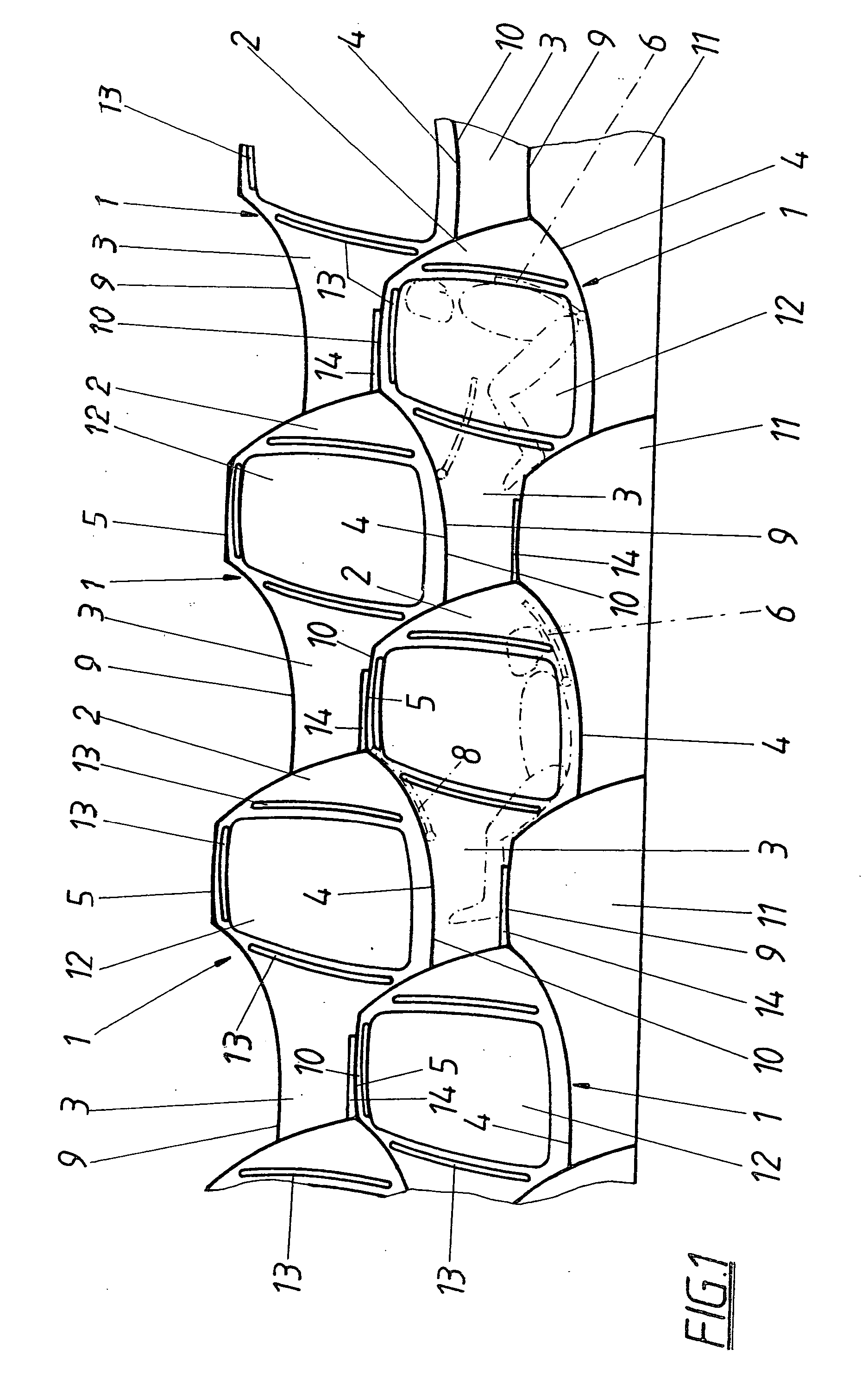 Berth system, especially for means of transportation