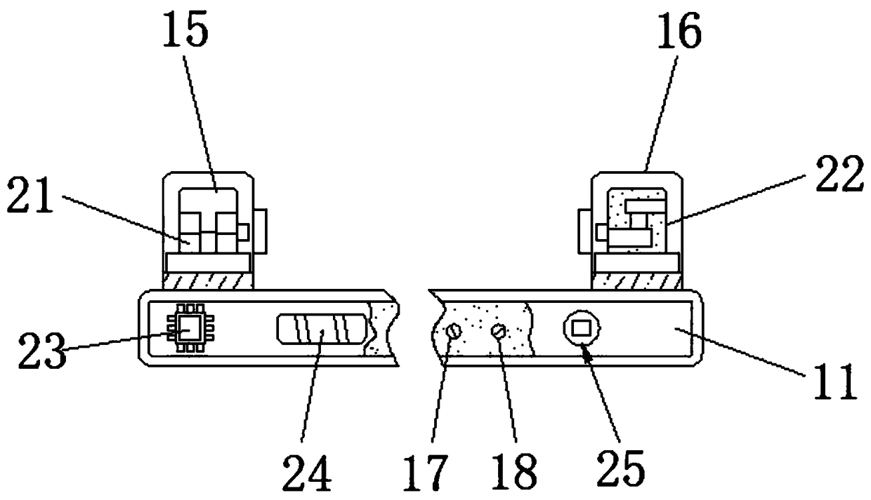 Internet of things-based safe luggage storage reminding device in high-speed train