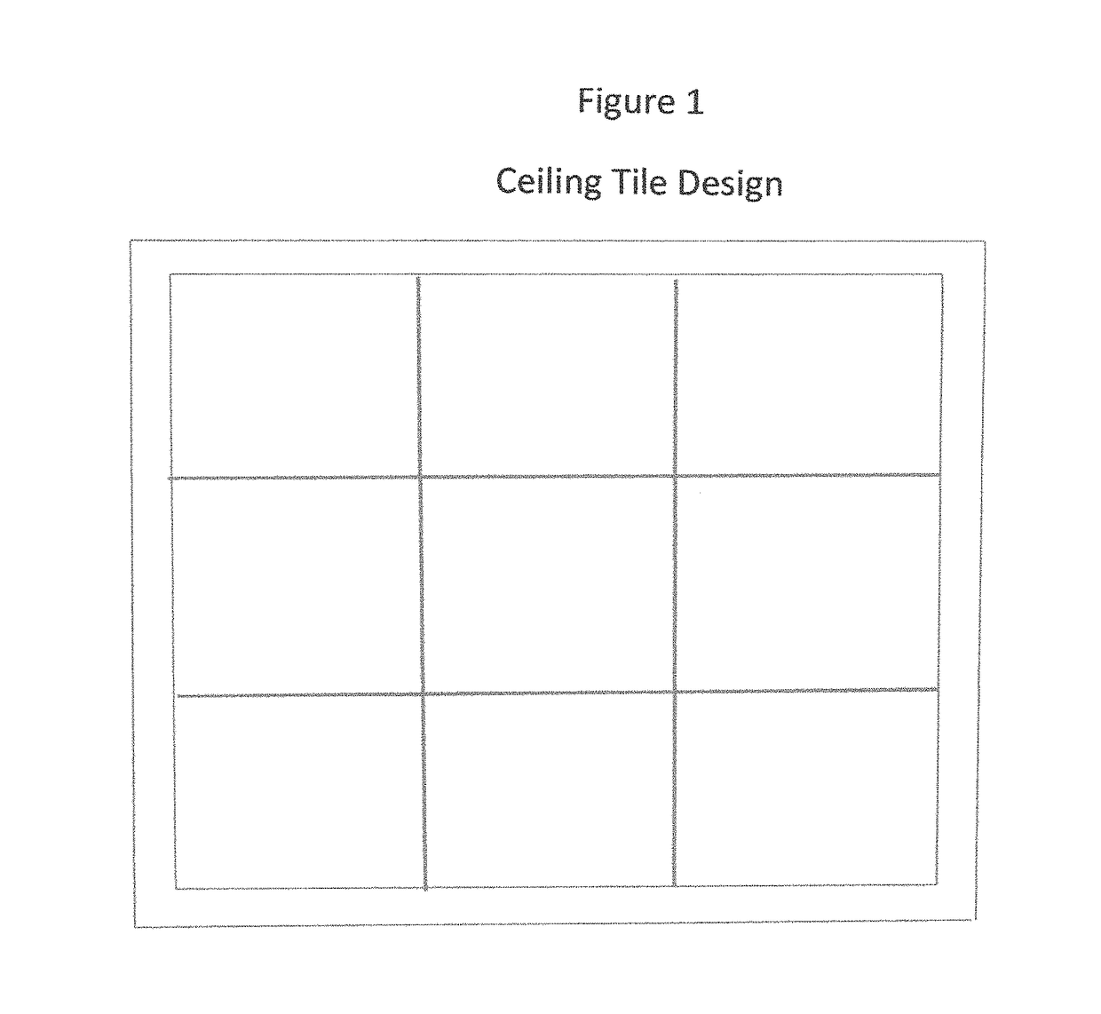 Apparatus and method of making a nonwoven ceiling tile and wall panel