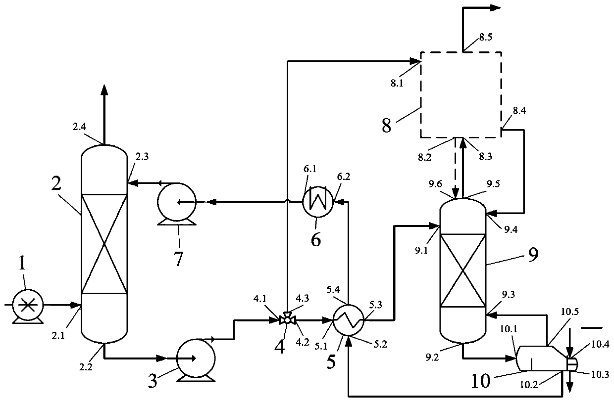 CO2 chemical absorption system and method for reinforcing waste heat recovery of hydrophilic and hydrophobic double-membrane heat exchangers