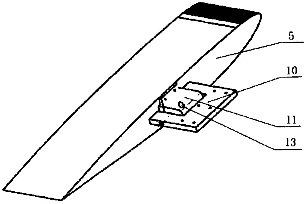 Winglet rotation device of minitype fixed wing unmanned aerial vehicle