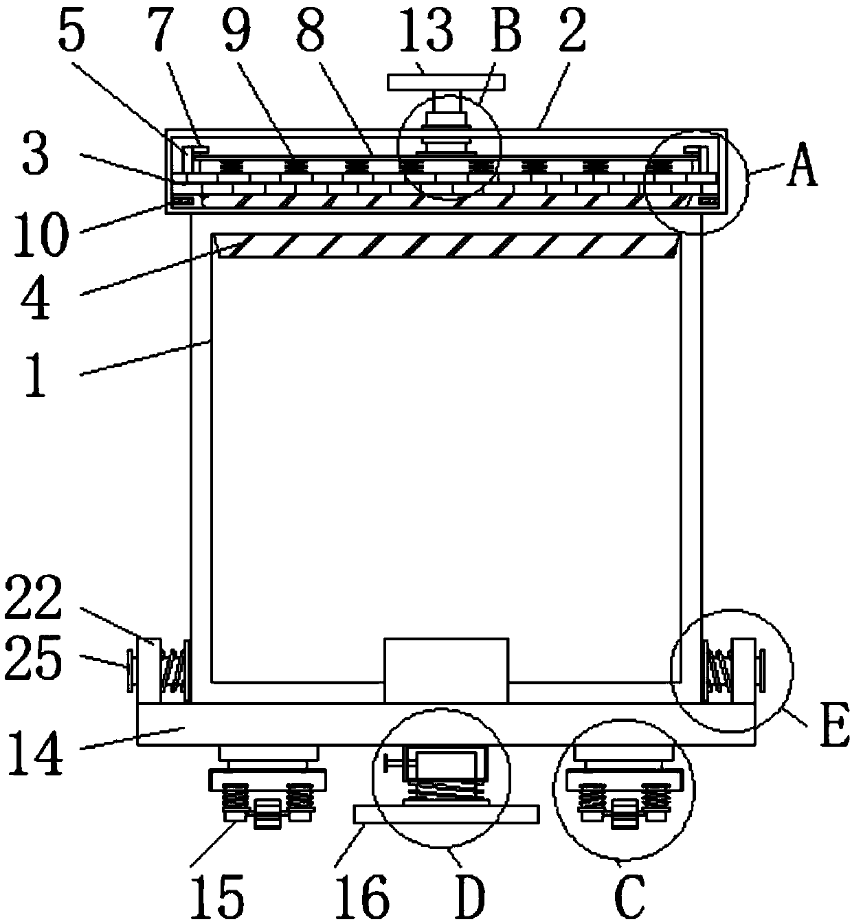 Formalin specimen apparatus with good sealing performance