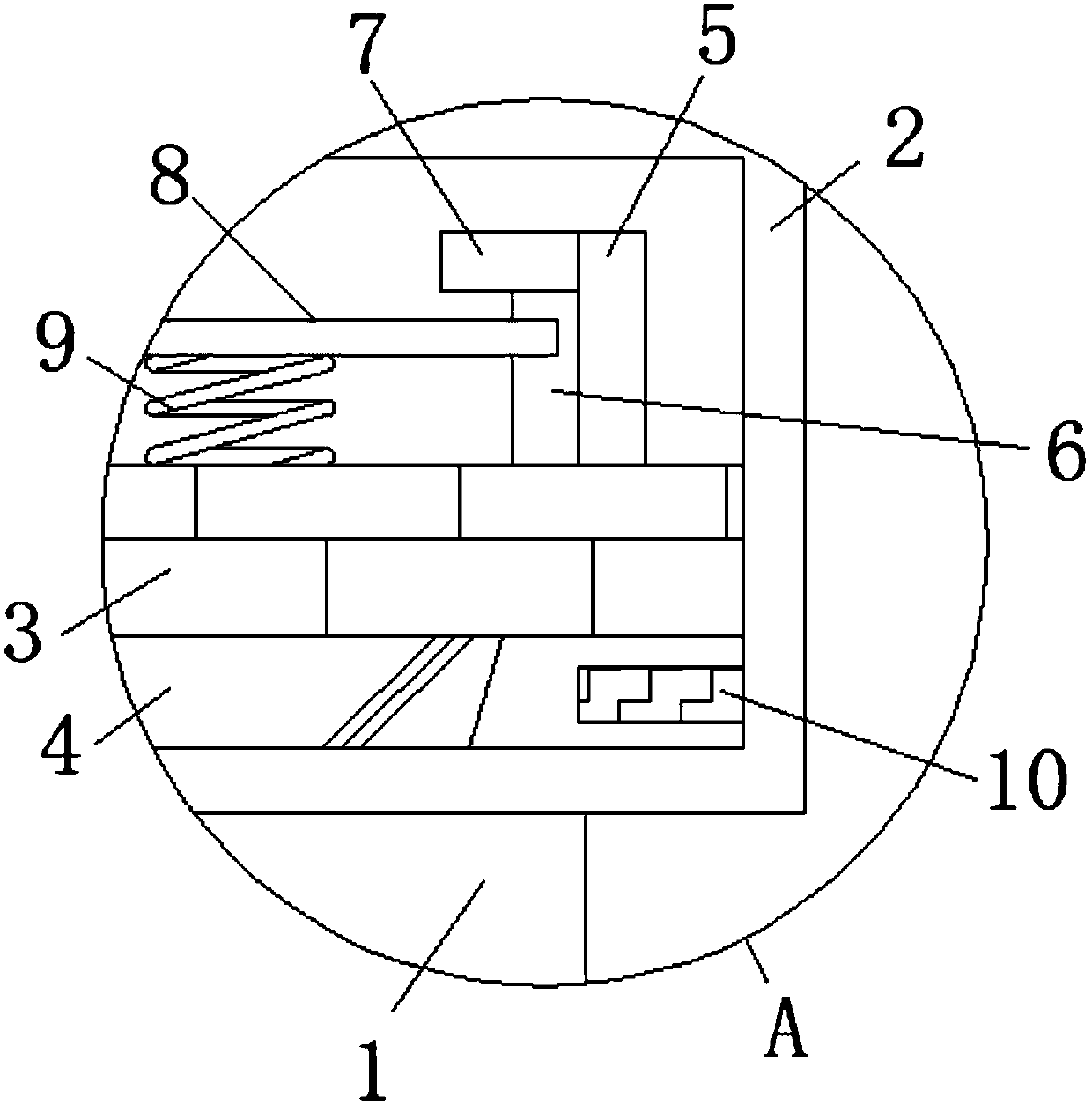 Formalin specimen apparatus with good sealing performance