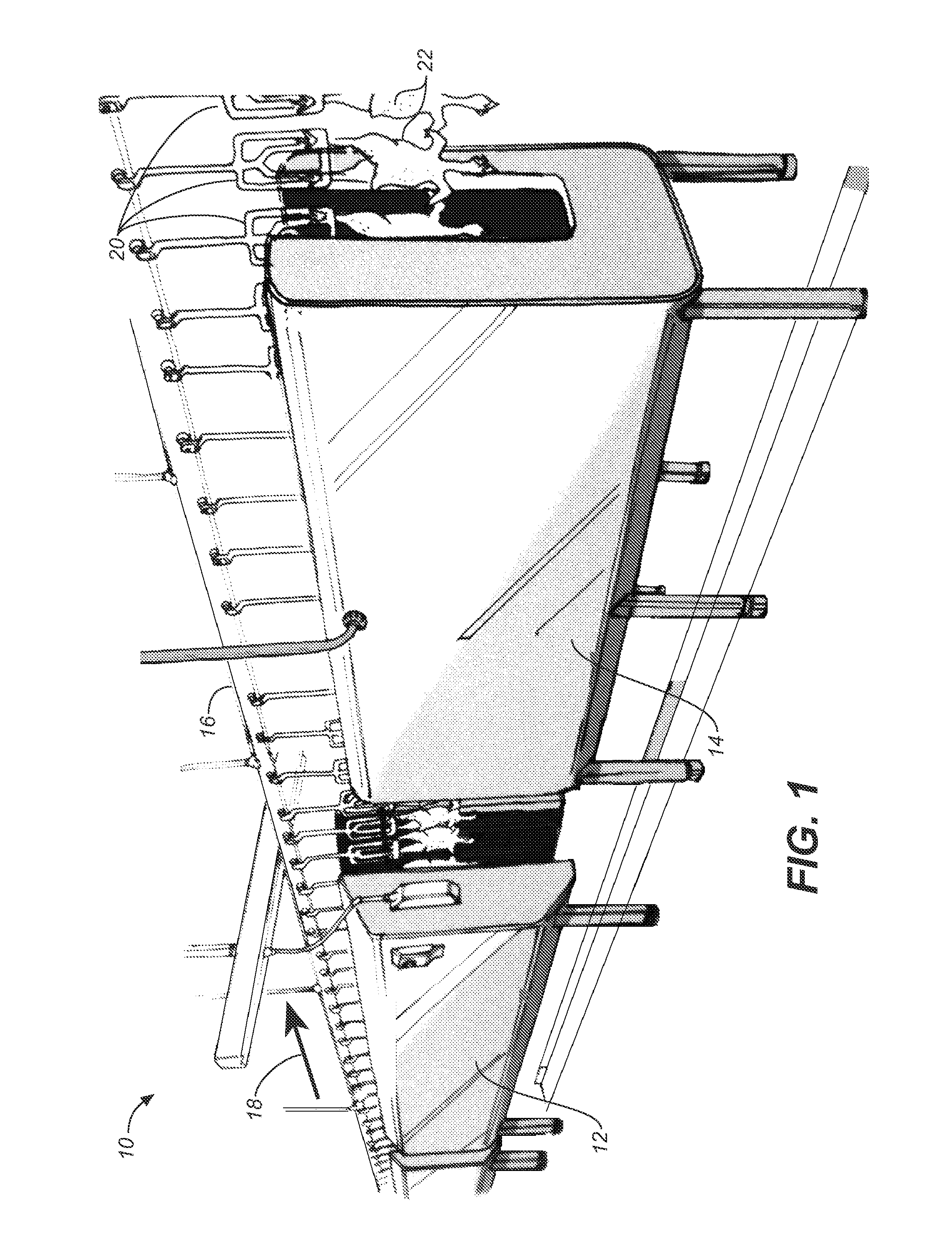 Method and apparatus for processing livestock carcasses to destroy microorganisms