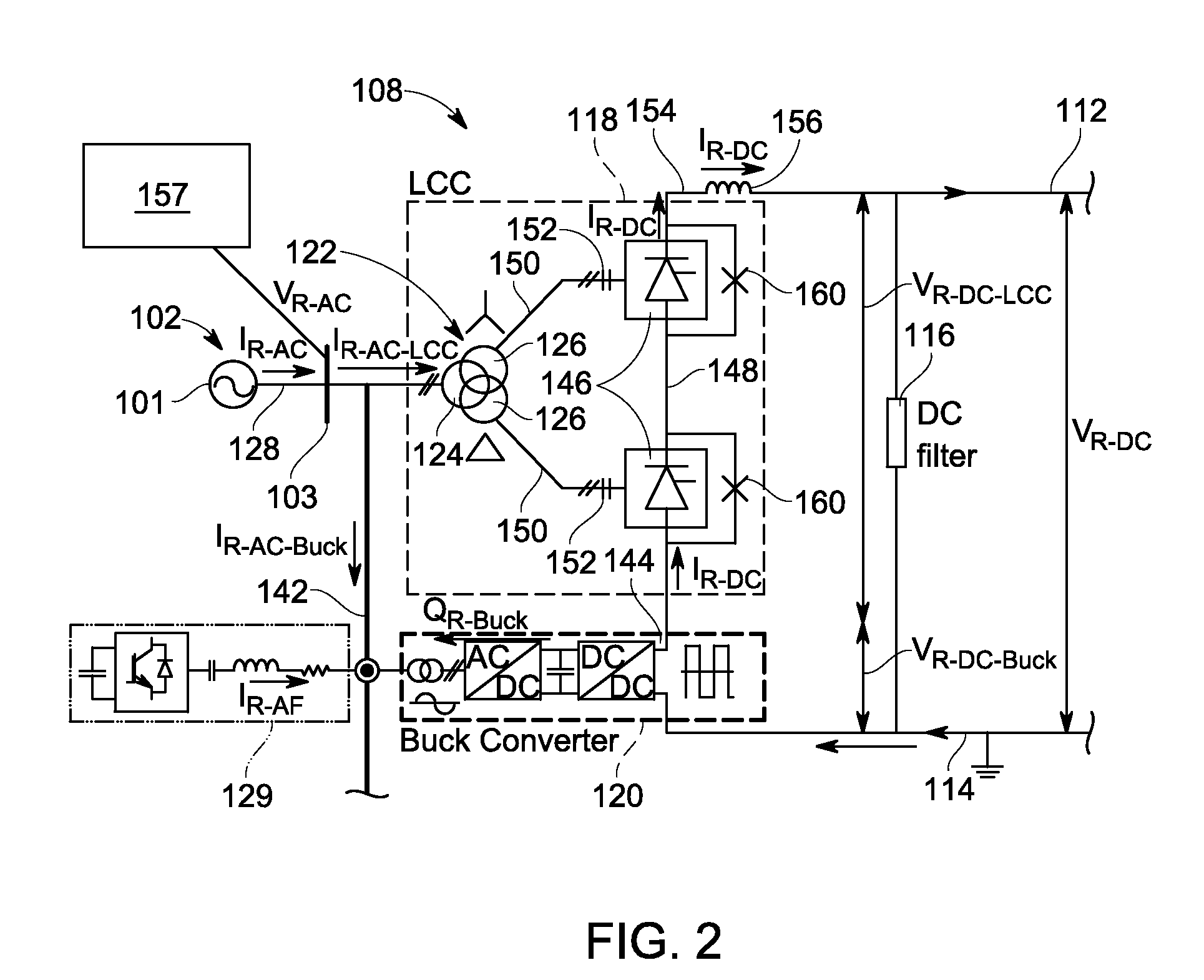 High voltage direct current (HVDC) converter system and method of operating the same