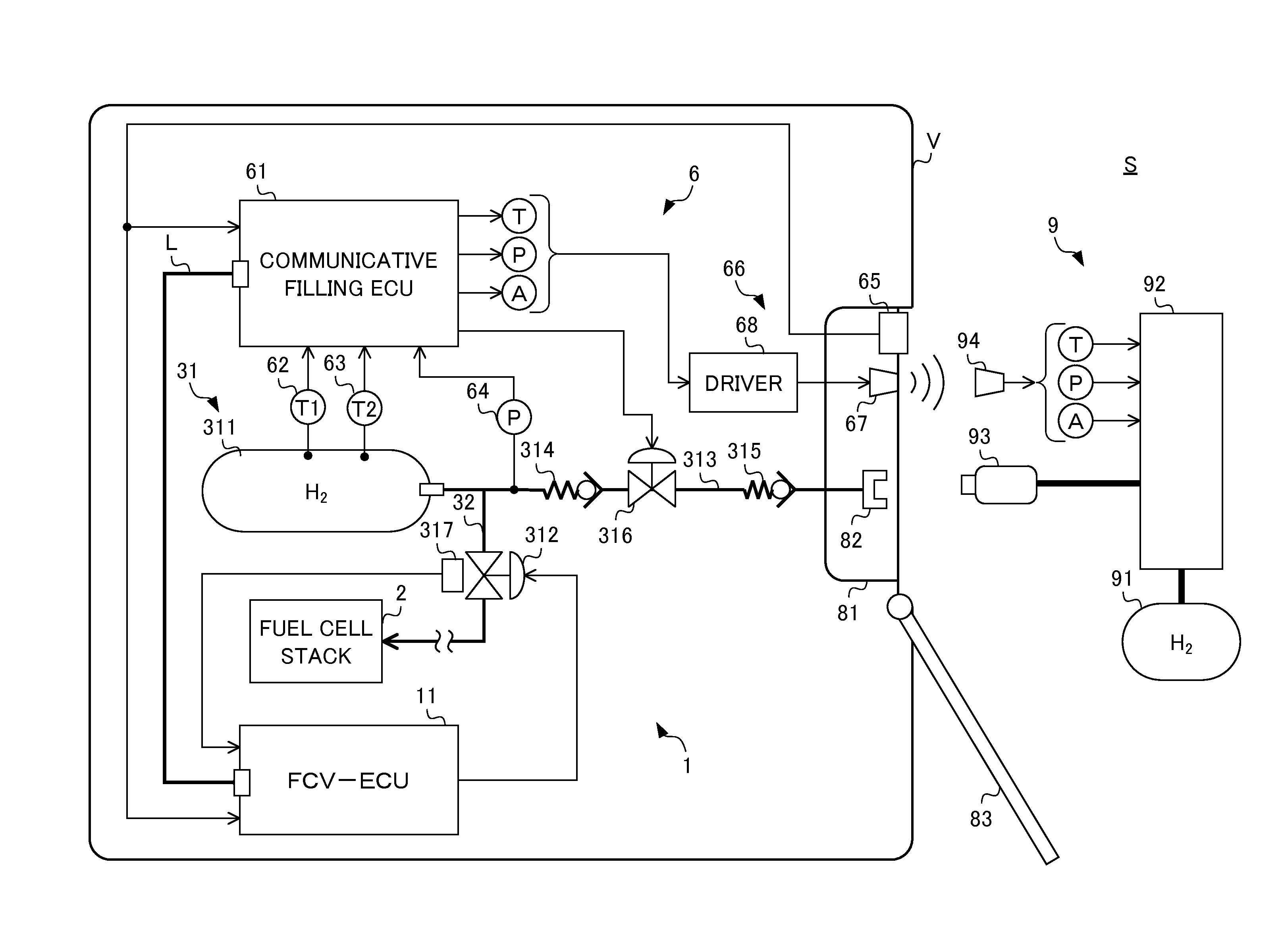 Fuel cell vehicle and moving body