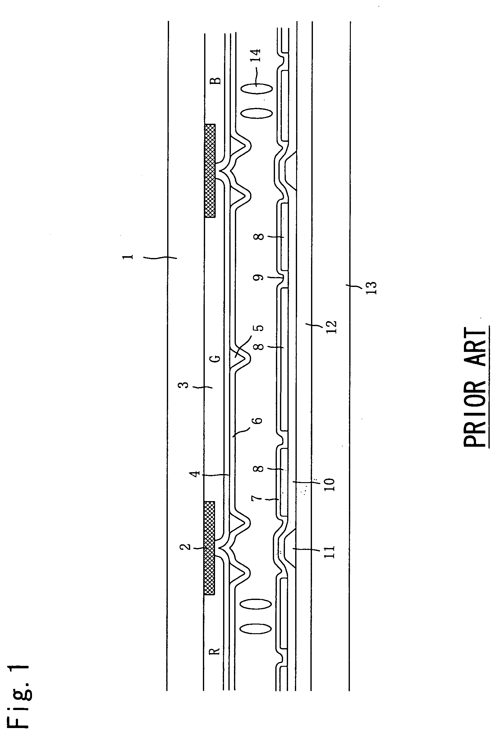 Color active matrix type vertically aligned mode liquid crystal display and driving method thereof