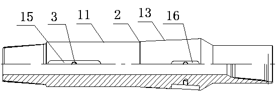 Method for casing pipe downward running operation through casing pipe driving head