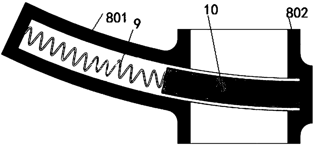 Stepped type pouring device