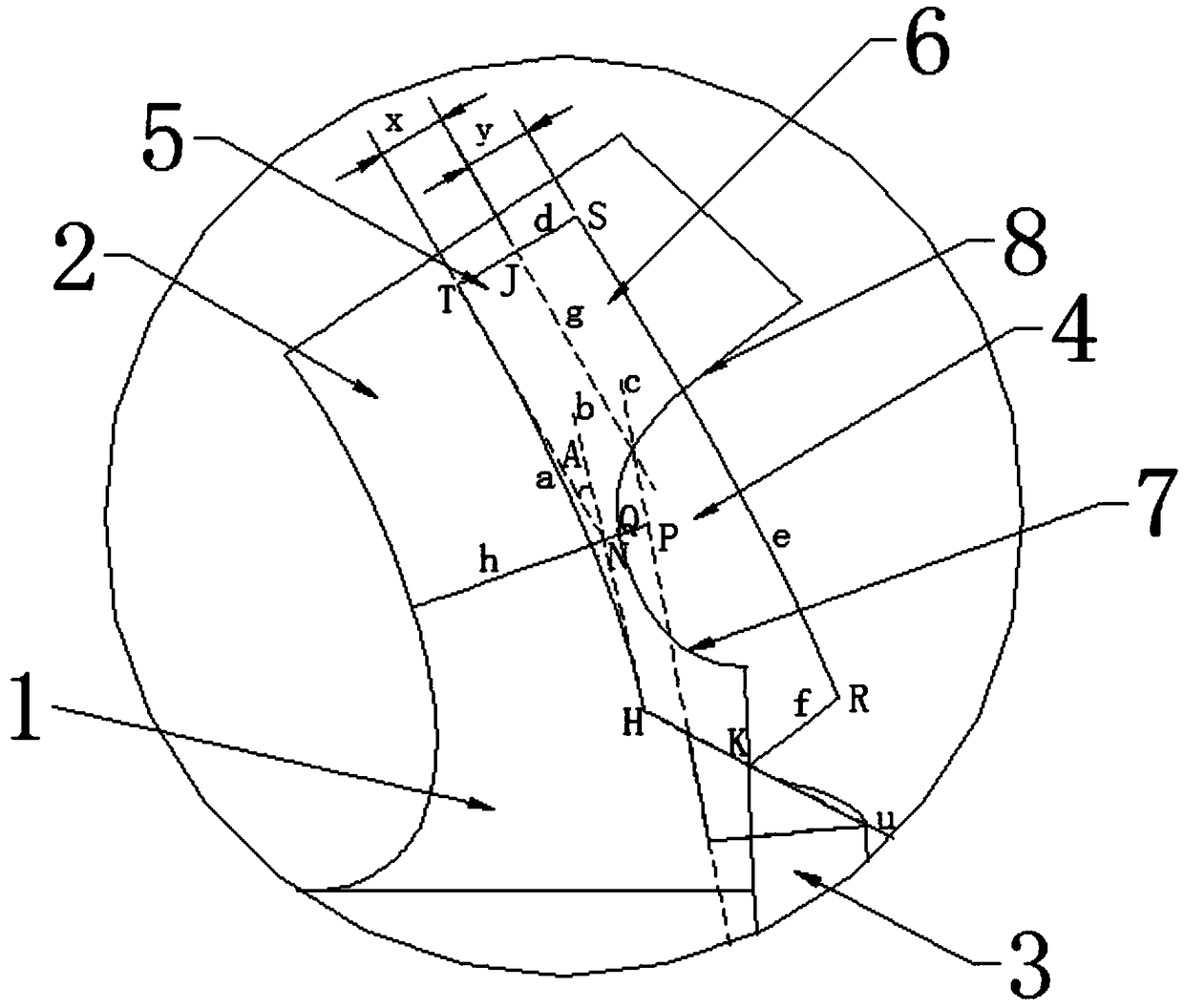 A method for manufacturing a collar version applied to a suit lapel collar and the suit lapel collar