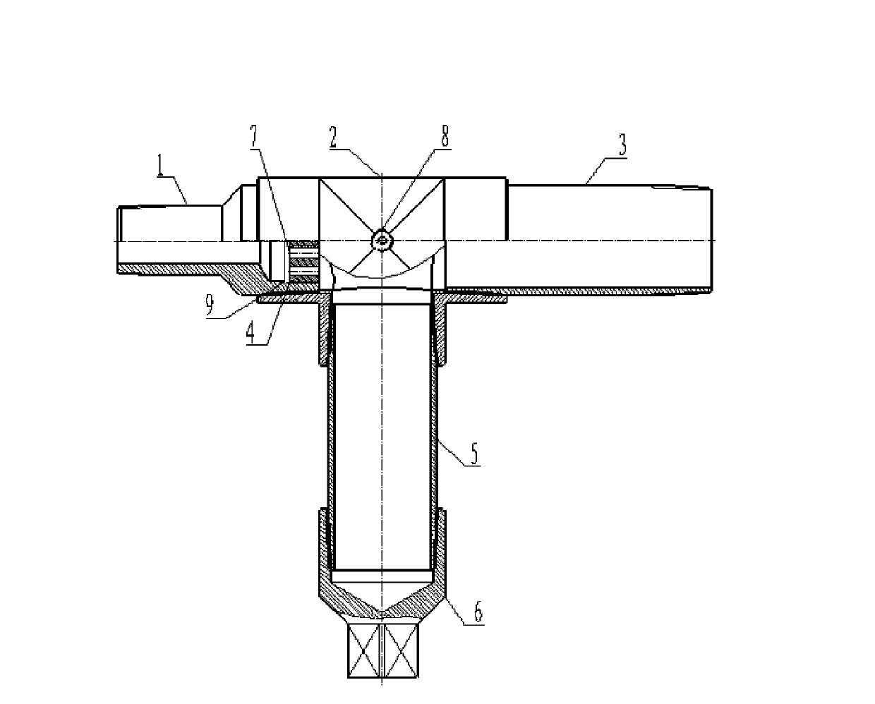 Fracturing wellhead ball catcher