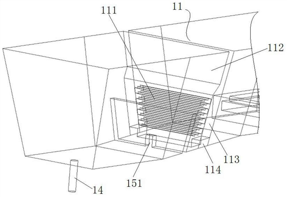 A tundish flow control system capable of filtering inclusions in steel