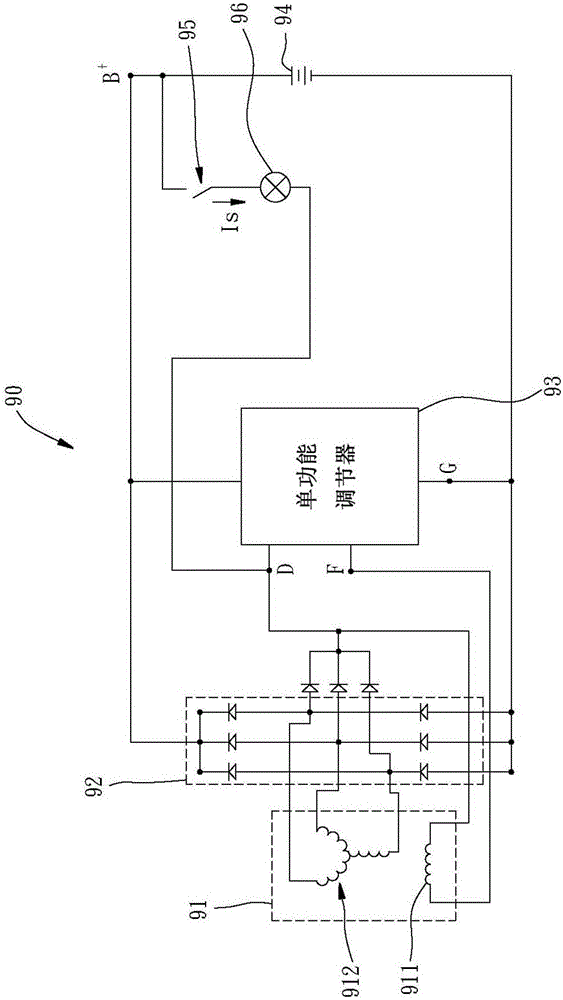 Vehicle-mounted starting circuit and power supply compensating circuit thereof