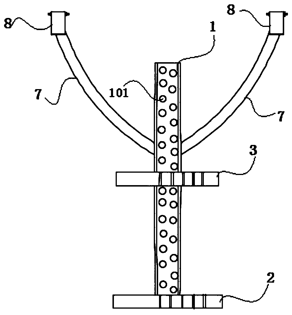 Adjustable vertebra correcting device for medical care