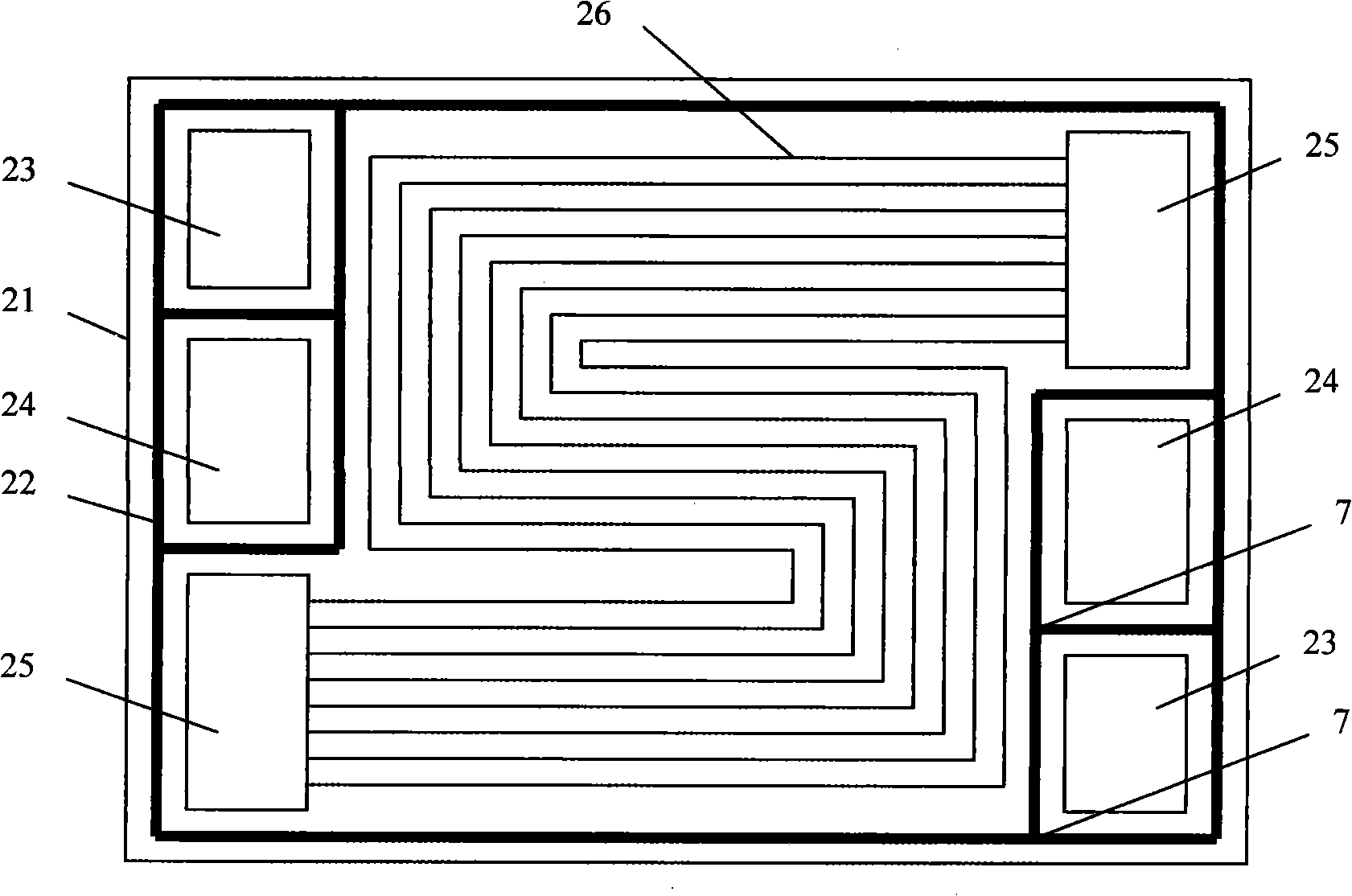 Anode plate construction of fuel cell