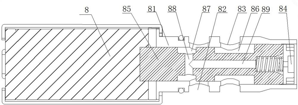 Anti-logic proportional valve and vane pump variable control system