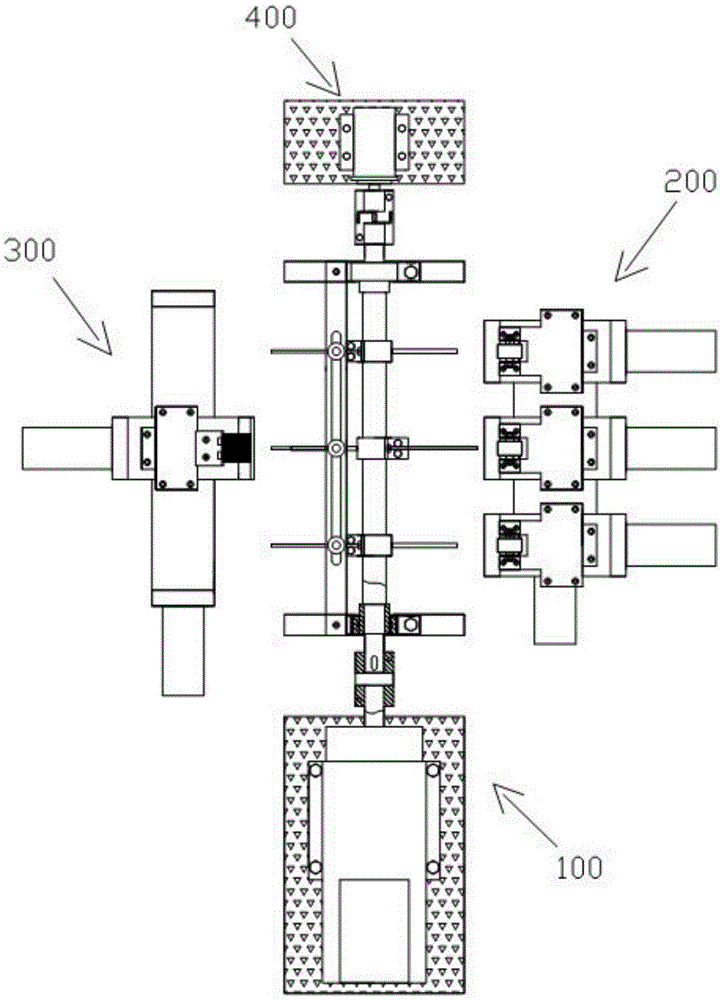 Fatigue testing machine for sugarcane detrashing machine detrashing element