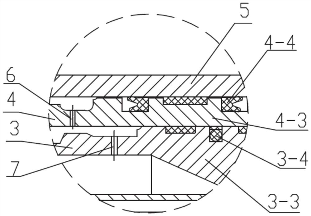 Multi-stage suspension oil cylinder for amphibious vehicle