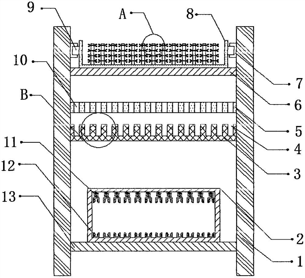 Placement rack for PCB production