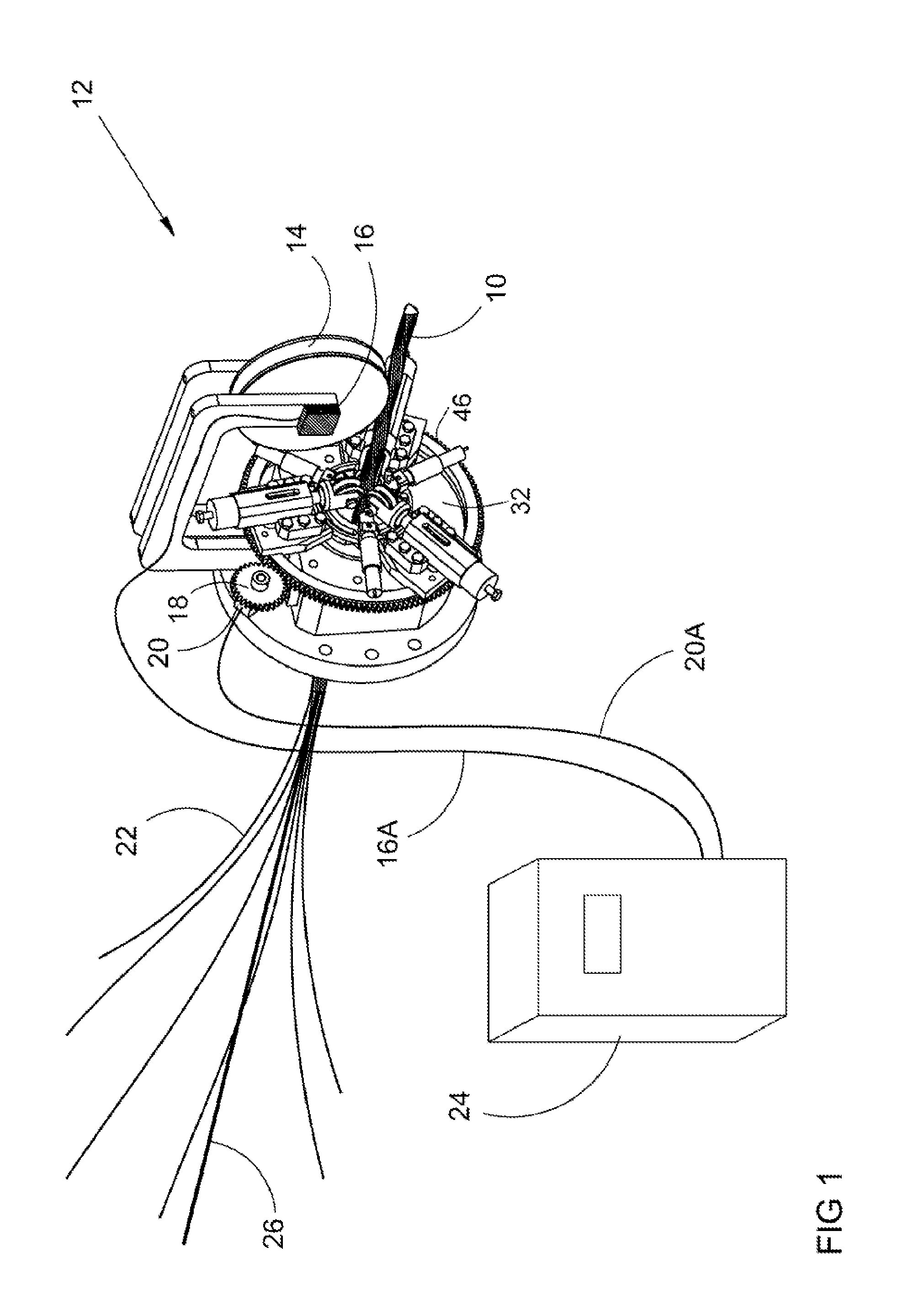 System and method for measuring geometry of non-circular twisted strand during stranding process