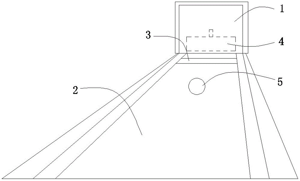 Toy bowling machine