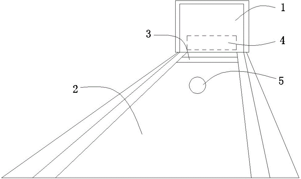 Toy bowling machine