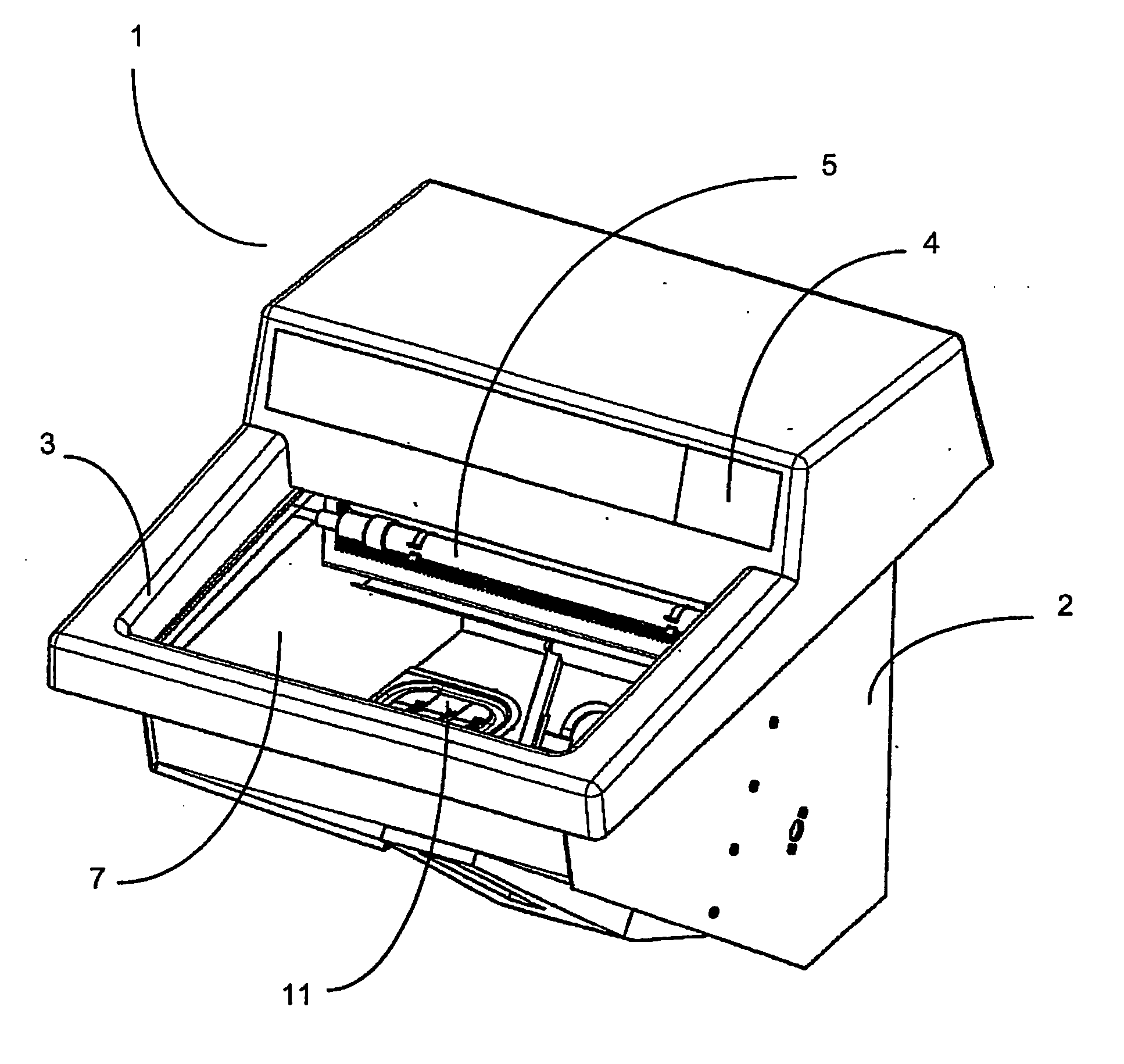 Desinfection device for a cryostat