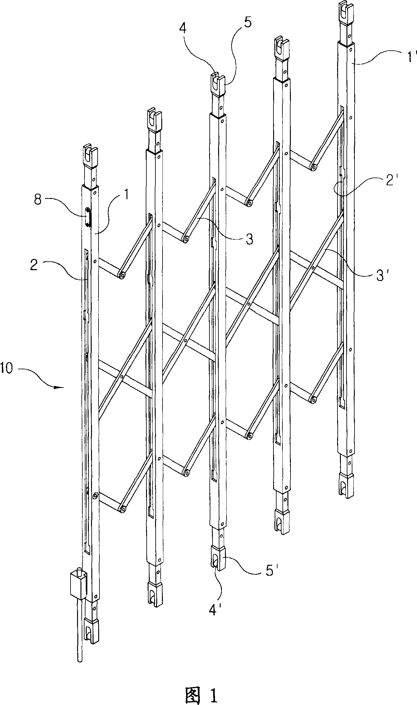 Easy-lock foldable safty window