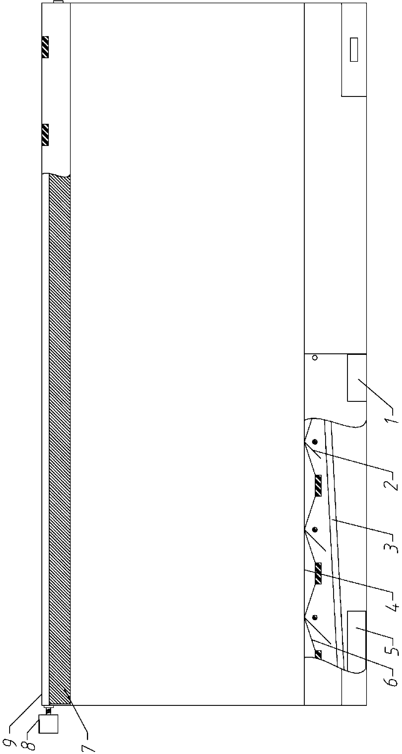 Automatic blackboard dust collection device