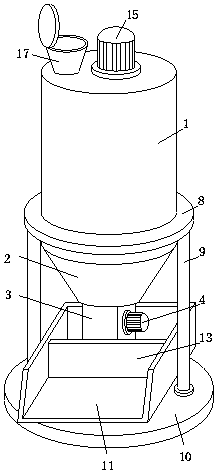 Discharge device for road asphalt mixture