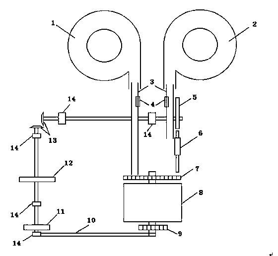 Full-automatic pipe clamp and nail assembling machine