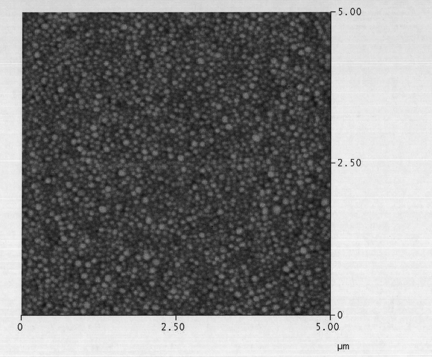 Chemical method for preparing nano mesh-like sulfur-indium-zinc ternary compound optoelectronic film on ITO conductive glass in situ