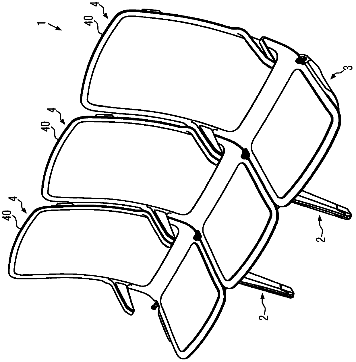 Lightweight aircraft passenger seat assembly