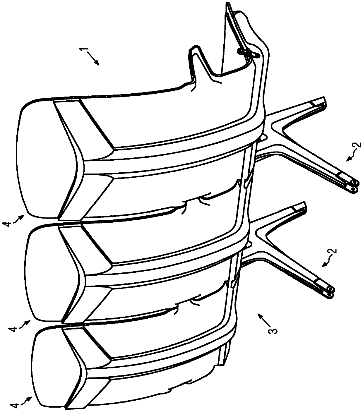 Lightweight aircraft passenger seat assembly