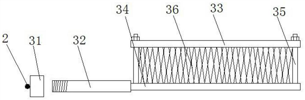 A degradation device for marine oil polluted areas