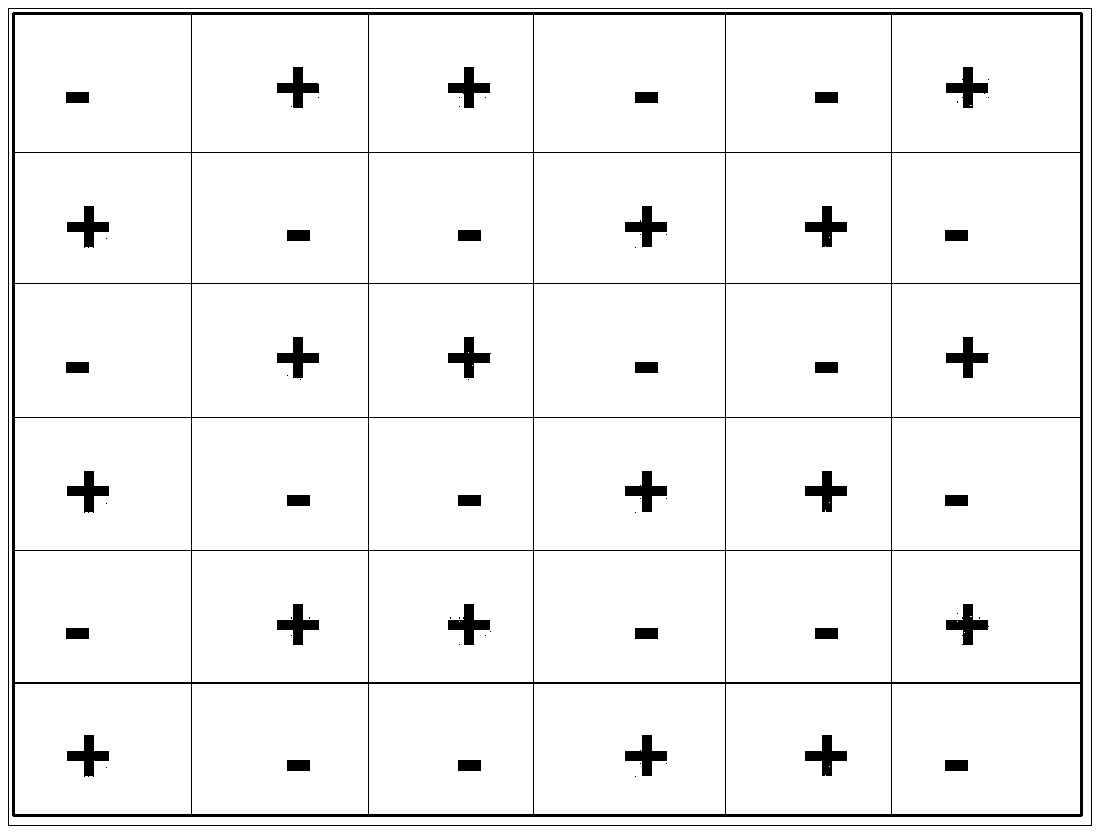 Horizontal pixel structure driven by double-grid and liquid crystal display