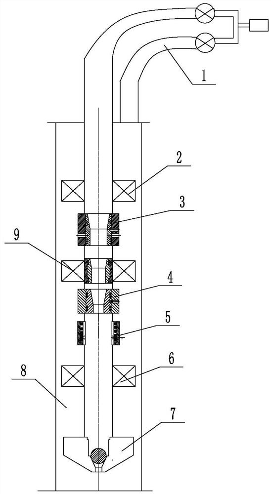 Packer, tubular column and method for quick leakage finding of whole shaft