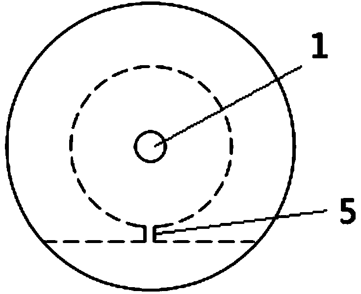 Ni/NiF2 reference electrode used for molten fluoride, and making method thereof