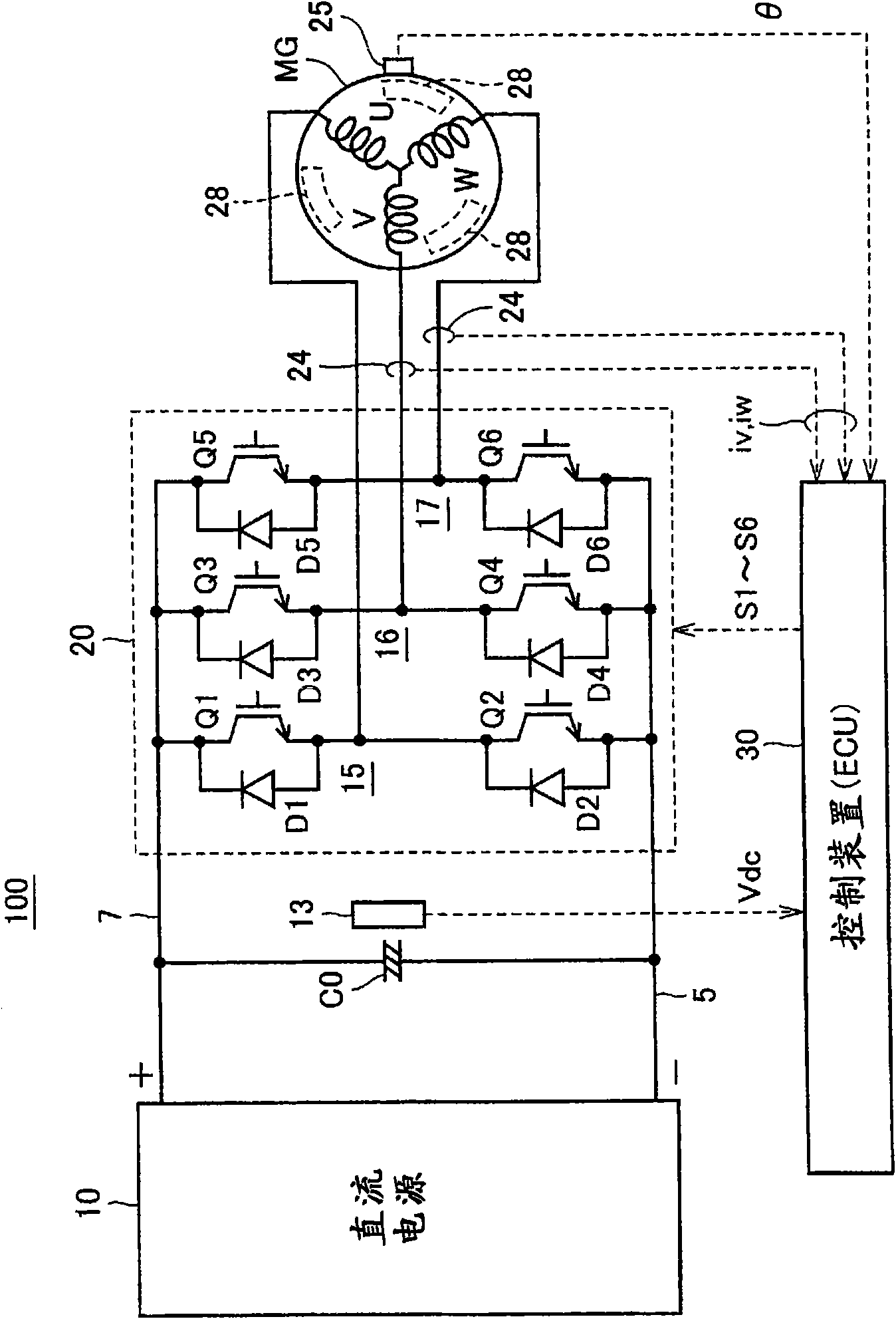 Motor drive system and its control method