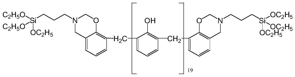 Silane-modified phenolic resin and preparation method thereof