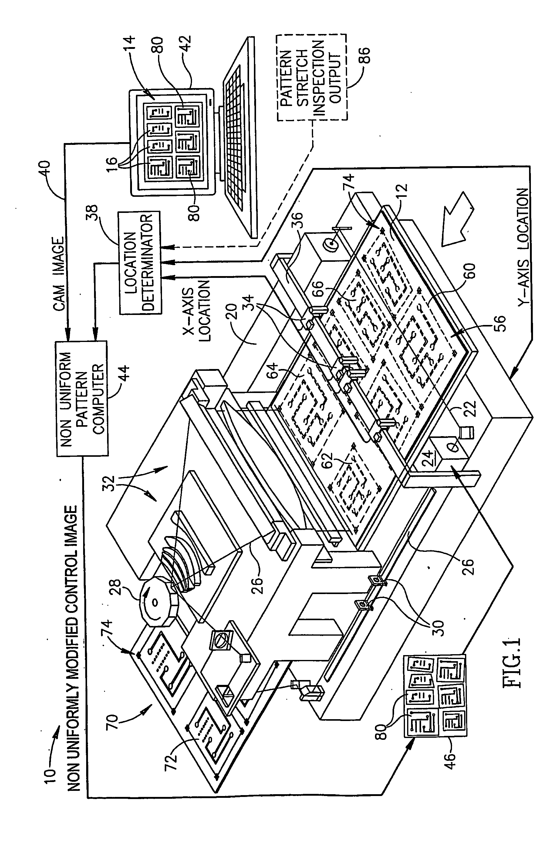 System and method for manufacturing printed circuit boards employing non-uniformly modified images