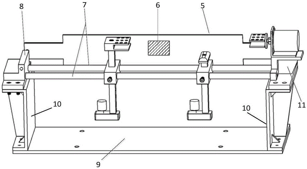 Deformation experiment apparatus for smart skin antenna test