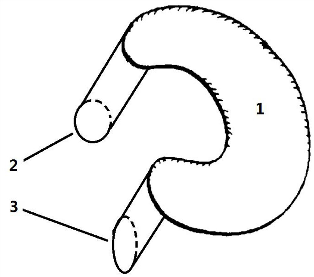 Medial meniscus graft substitute with mortise and tenon structure and its manufacturing method