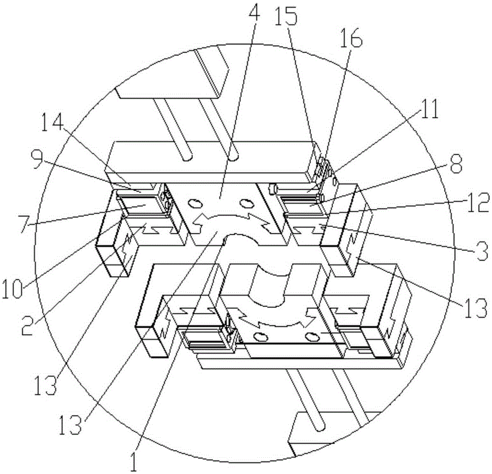 A cutting device for sealing, separating and closing