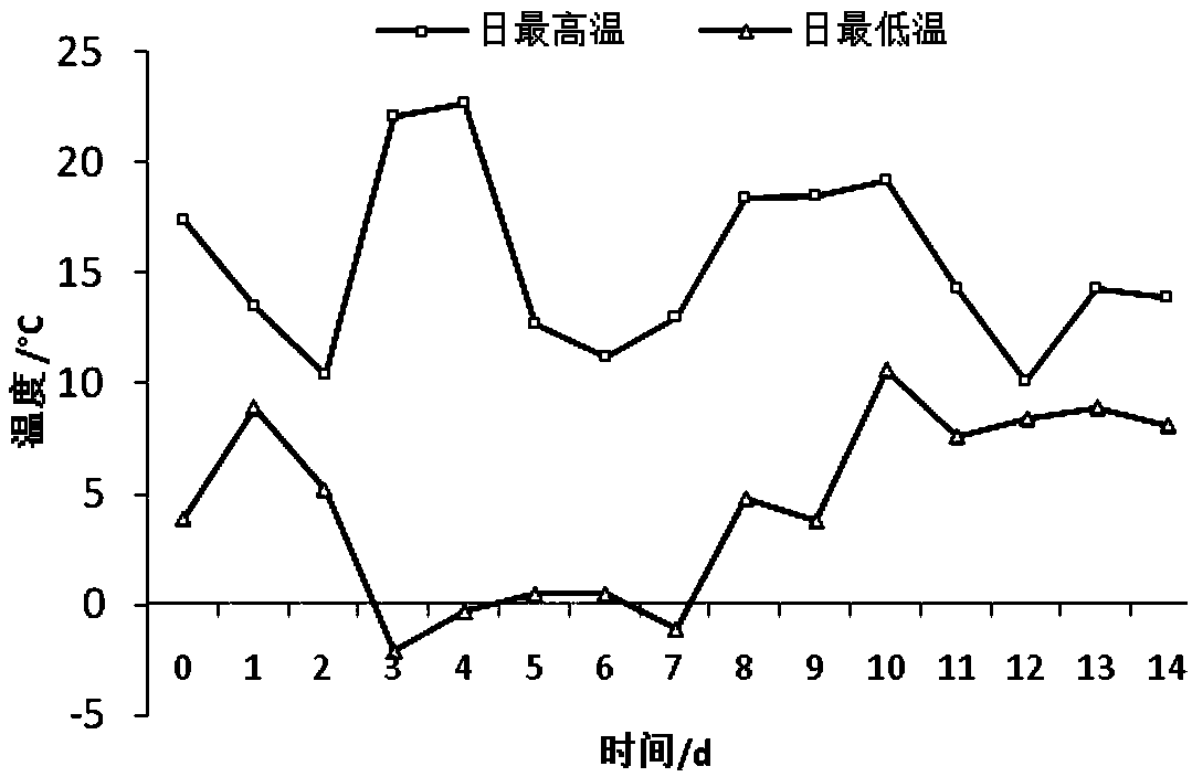 Method for evaluating cold endurance of anthurium andraeanum at flowering stage